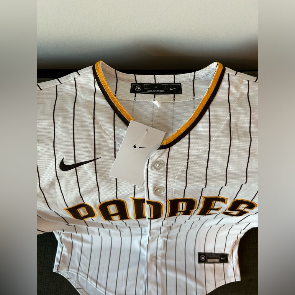 Nike Authentic San Diego Padres MLB Baseball Pinstripe Jersey Men’s Sz: M - Picture 3 of 5